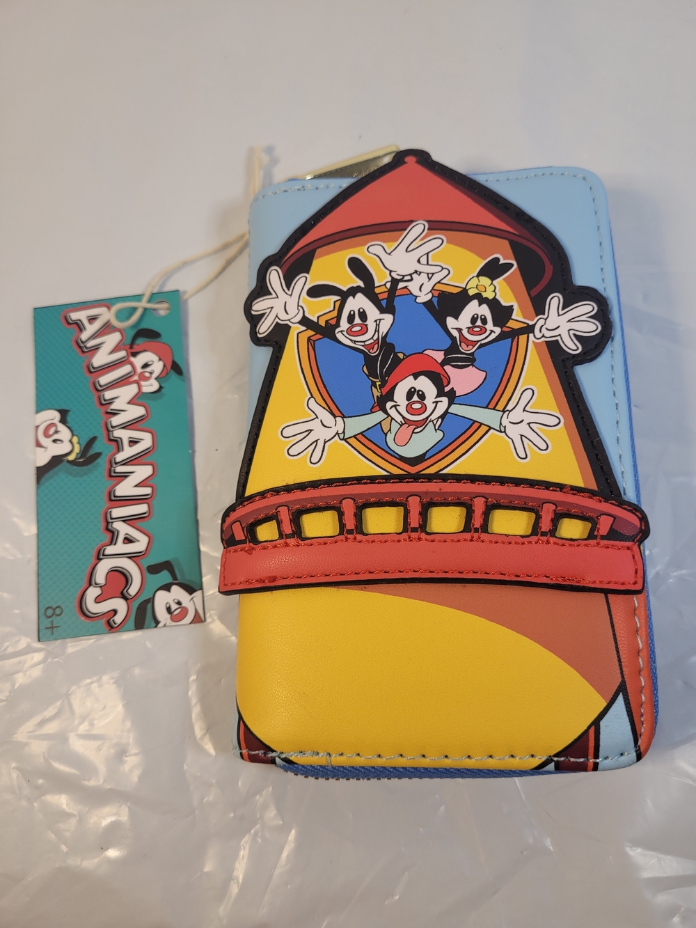 Loungefly Animaniacs Zip-Around Wallet w/ Characters, Pinky And The Brain (U)
